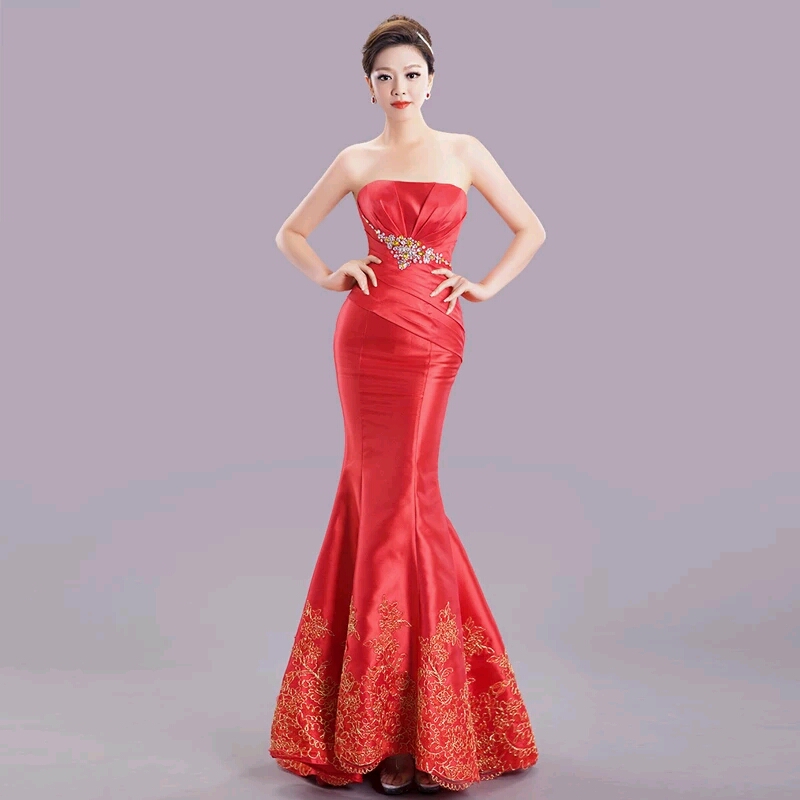 红色婚纱礼服系列!