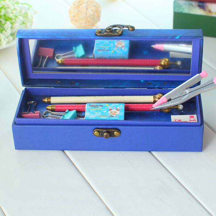 韩国创意可爱小学生文具 铅笔盒文具盒女简约