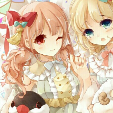 自截.闺蜜,百合头像.
