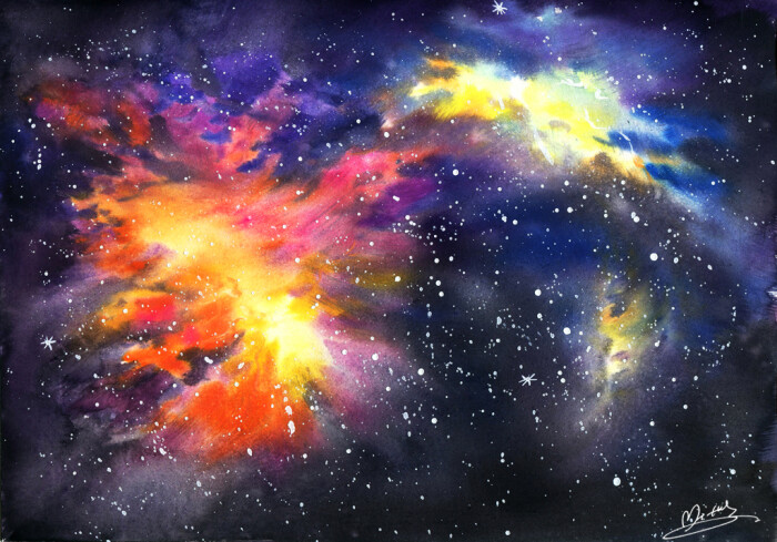 宇宙庞大的星系,耀眼的超新星,神秘的黑洞,浩淼的星云…还有很多