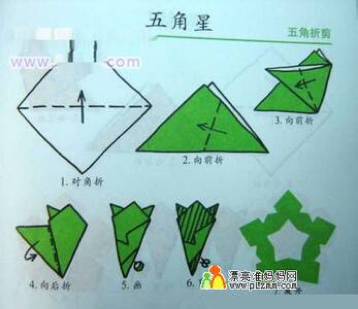 剪纸五角星