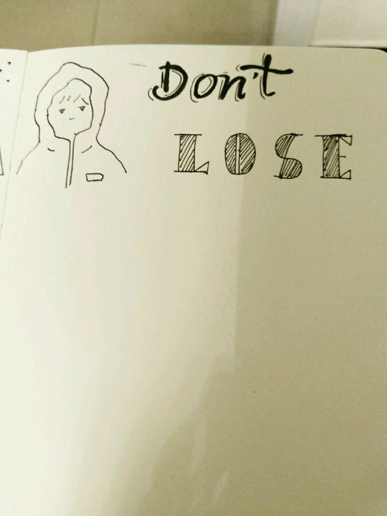 手帐 随手画 dont lose