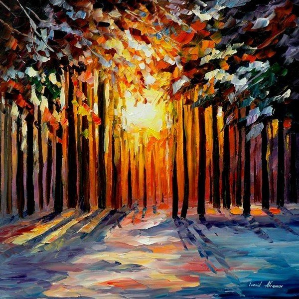 李奥尼德·阿夫列莫夫(leonid afremov 出生于白俄罗斯维捷布斯克市)