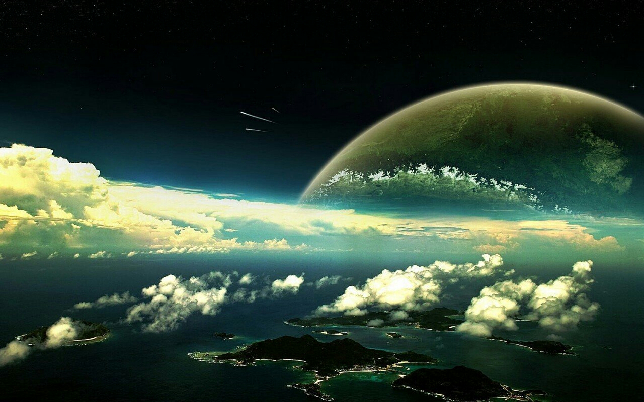 二次元#插画#唯美#场景#星空#意境#p站 青子收图