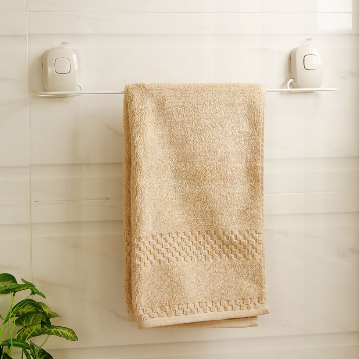 浴室卫生间宜家单杆毛巾架 创意强力吸盘洗漱