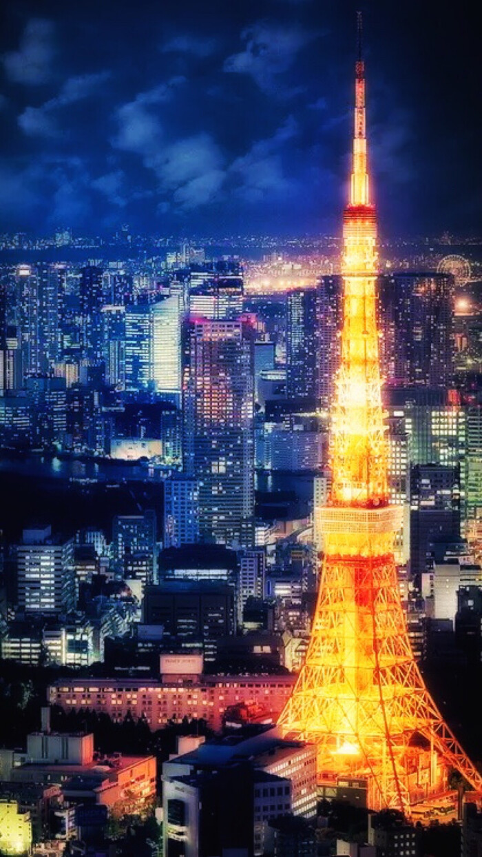 手机壁纸 城市壁纸 iPhone6\/6S 夜景 东京
