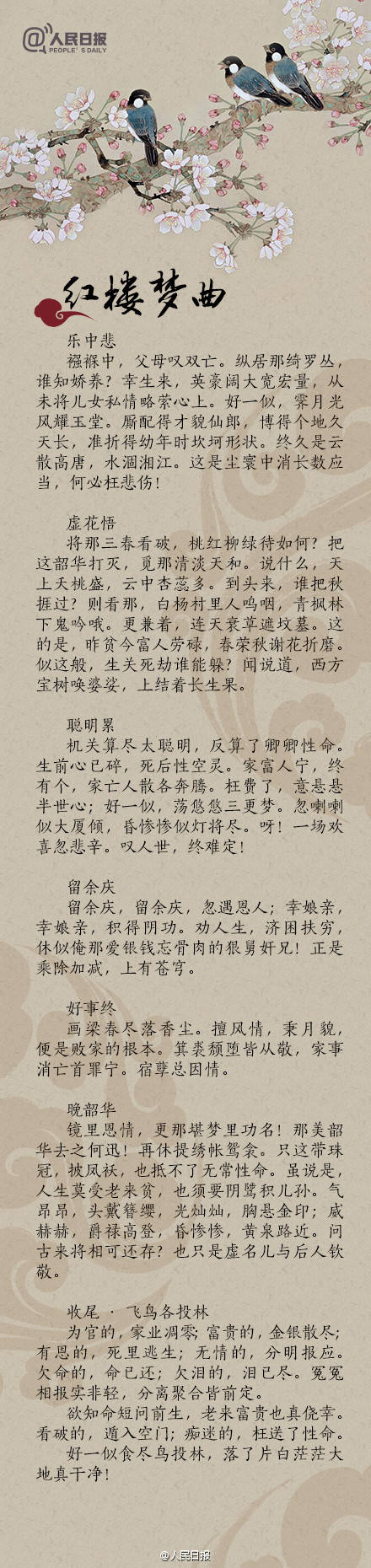 《红楼梦》经典诗词,你会背几首?