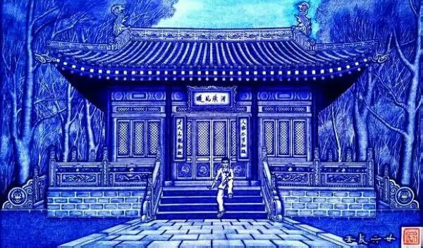 这组用圆珠笔绘制的中国风古建筑画出自23岁的农村自学娃刘凯之 手!