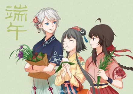 画师@千步菌 食用时请注意,除了高举言和中心大旗之外,还有一些#言绫