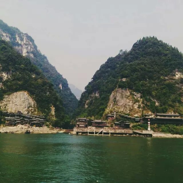 三峡 在那里看的时候感觉不怎么样 拍出来风景很好看