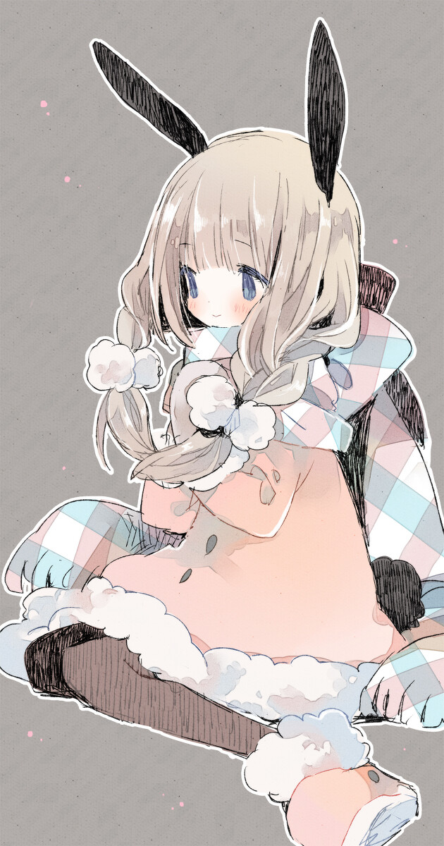 动漫 插画 少女 封面 头像 人物 p站 二次元 壁纸 原创 兔耳 兽耳 萌