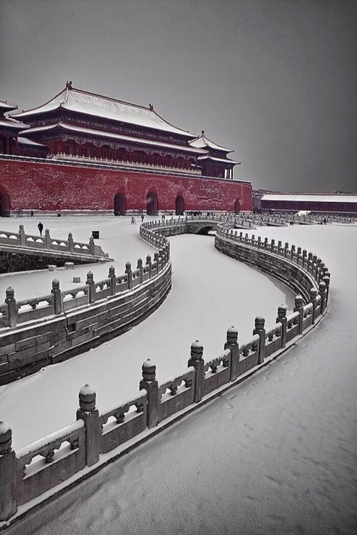 故宫雪景 壁纸