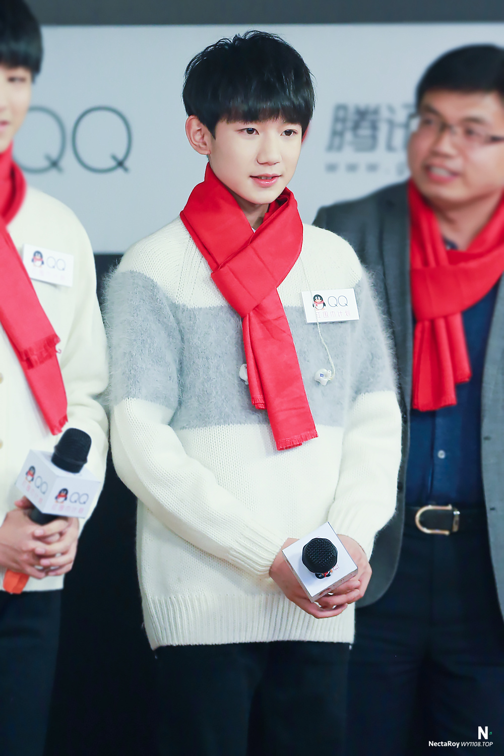 tfboys王源 151130 qq空间红围巾公益 cr:nectaroy