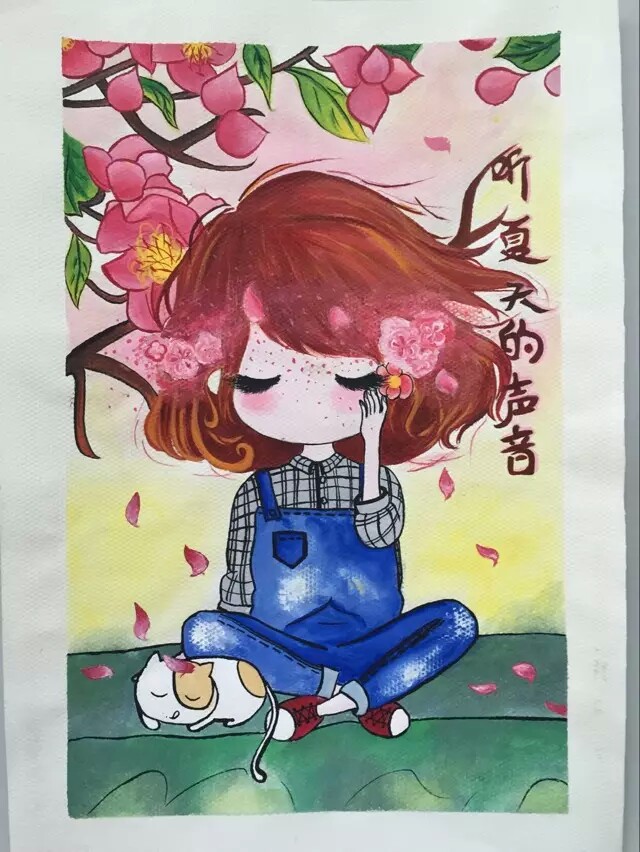 水粉画 