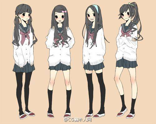 日本女生校服