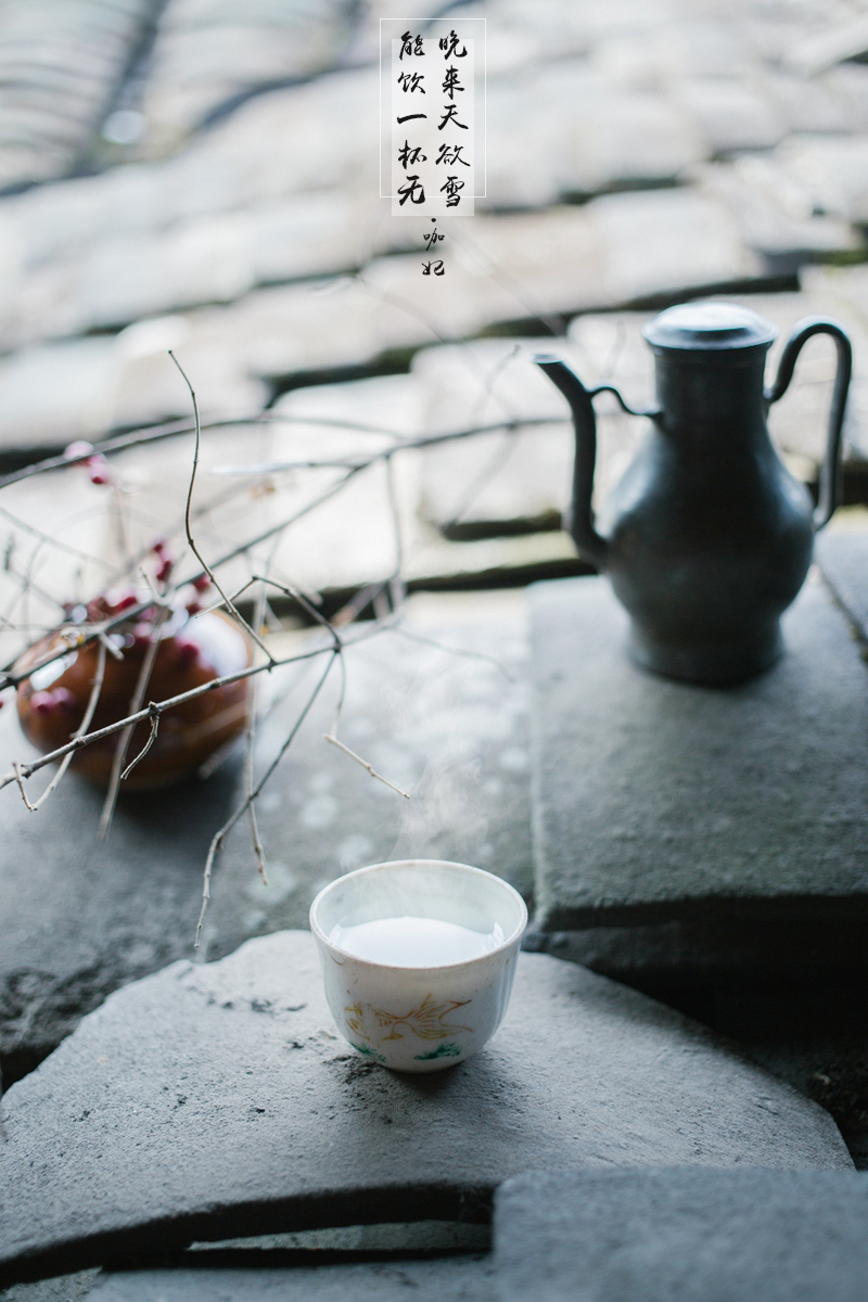 「晚来天欲雪,能饮一杯无」