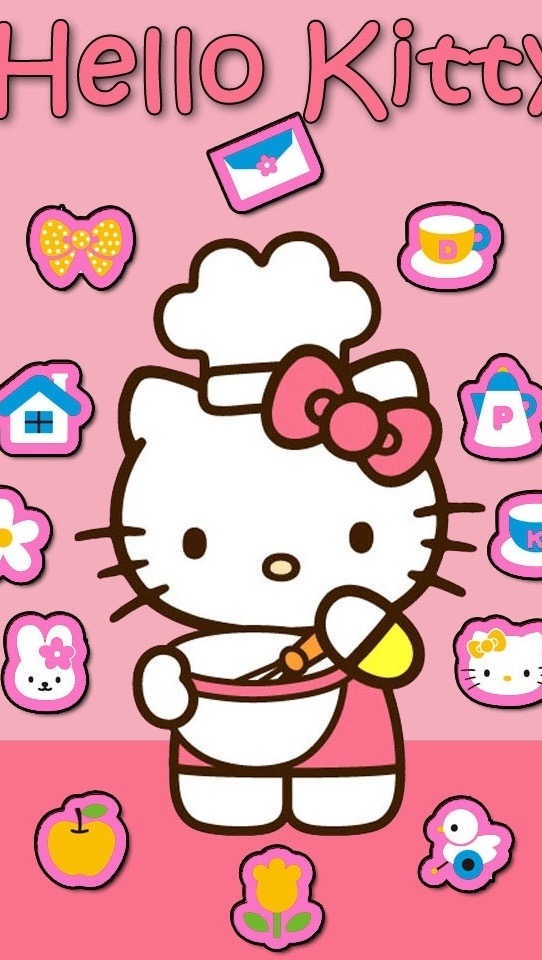 粉色hellokitty锁屏壁纸