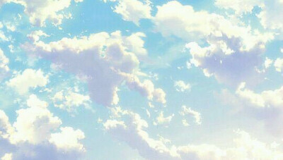 背景图 插画 动漫背景 二次元 天空 蓝色 云彩