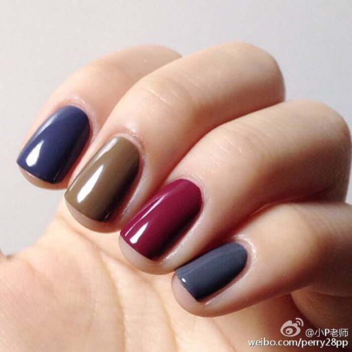 美甲颜色搭配