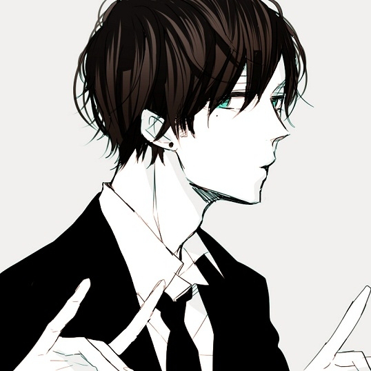 动漫头像#纯色#动漫男头#二次元