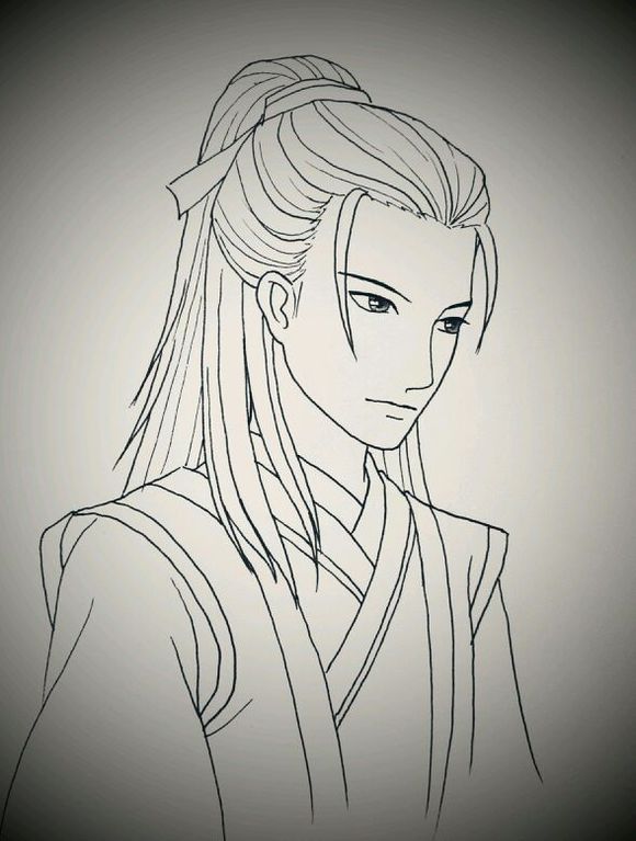 古风线稿