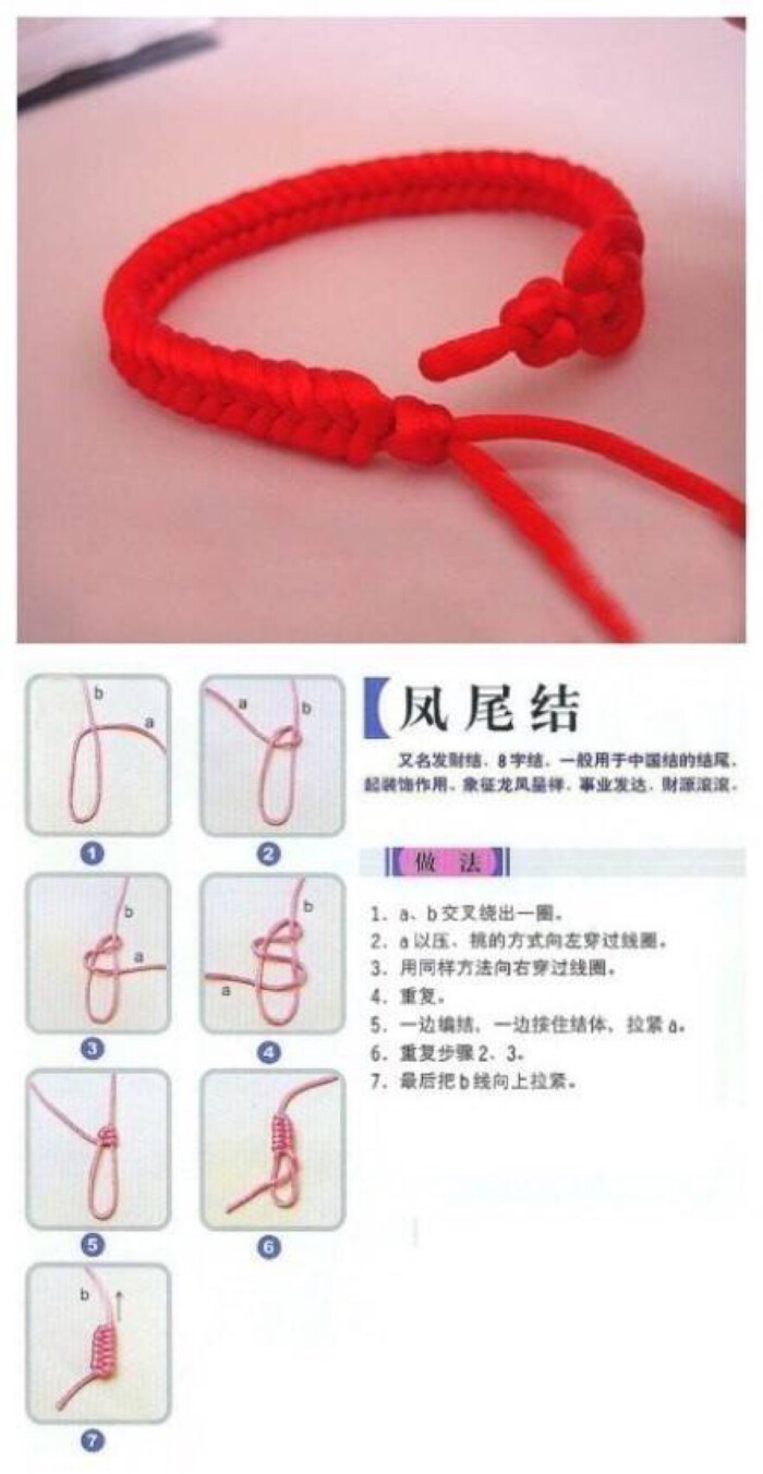 手编基础结 中国结 凤尾结