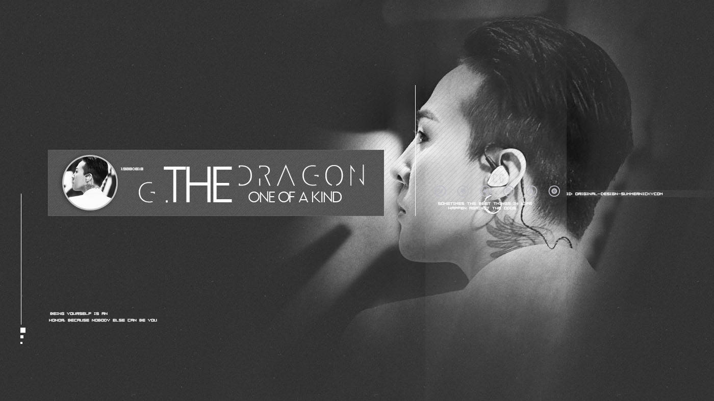 bigbang#g-dragon权志龙#原创电脑壁纸#微博:original-design-summer