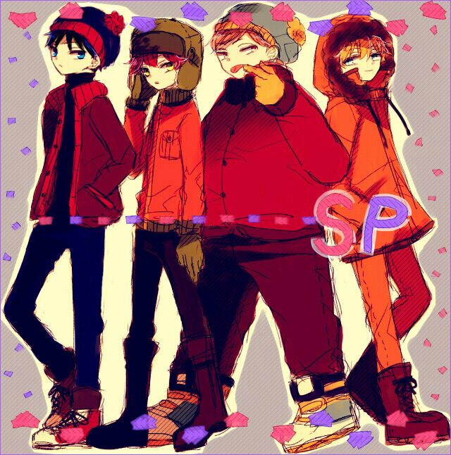 南方公园 stan marsh kyle broflovski eric theodore cartman kenny