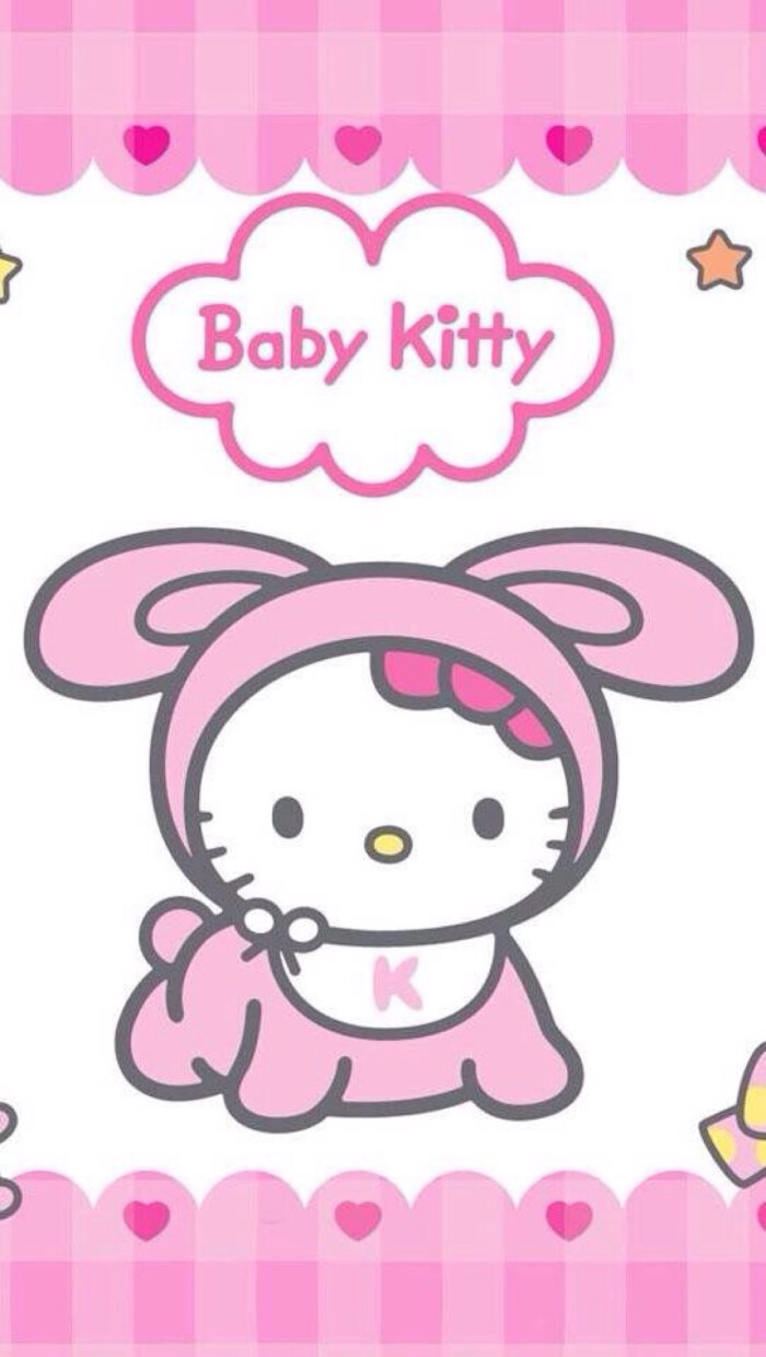 hellokitty控 可爱 猫咪 粉色 组合 壁纸 萌 桌面壁