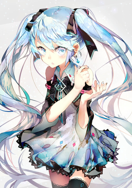 初音未来 软妹 头像 可爱 二次元 动漫 壁纸