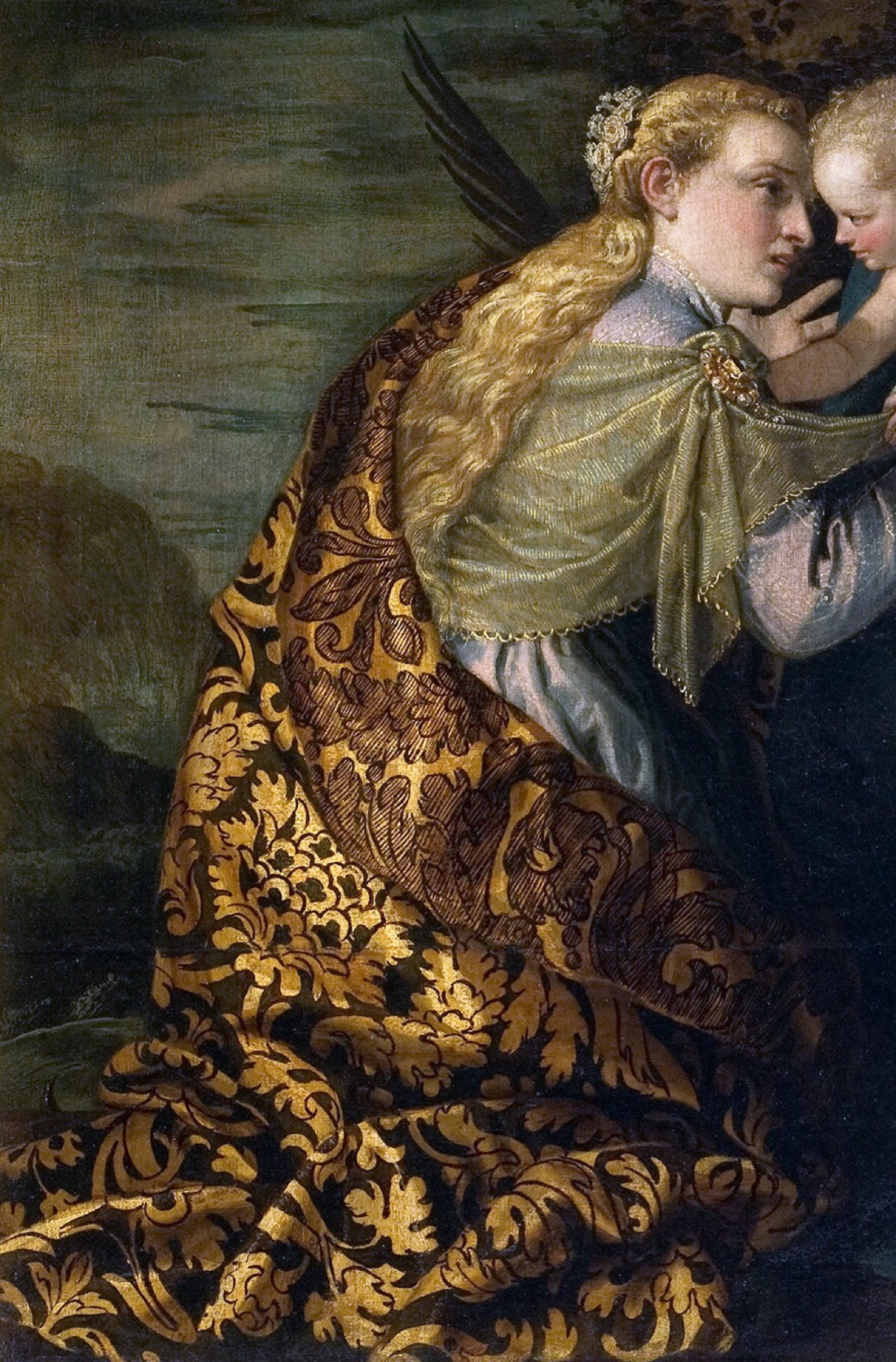 paolo veronese, the mystical marriage of saint catherine (detail