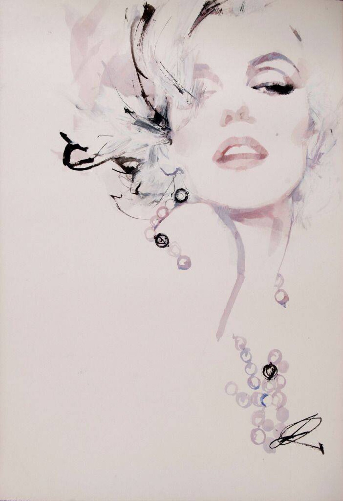 出生于英国肯特的时装插画大师 大卫·唐顿 (david downton) 插画设计