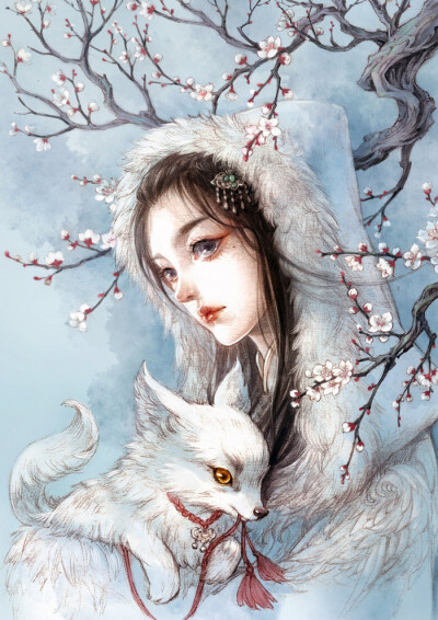 古风美人〕绘师:古戈力