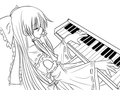 动漫钢琴