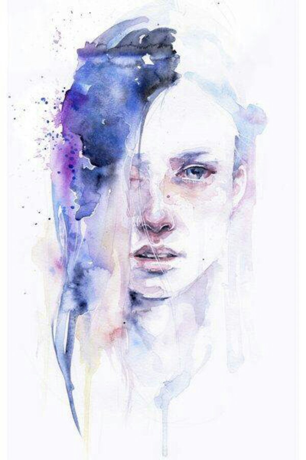 来自艺术家 agnes cecile 的人物水彩画