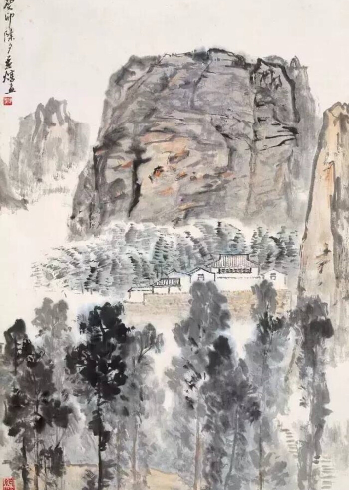 童中焘的山水画