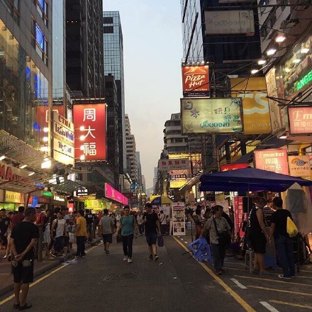 香港的大街小巷