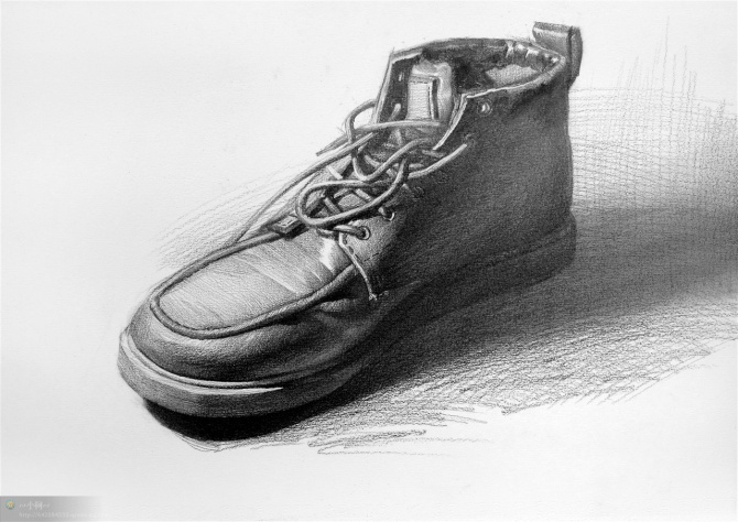 素描 鞋子-2