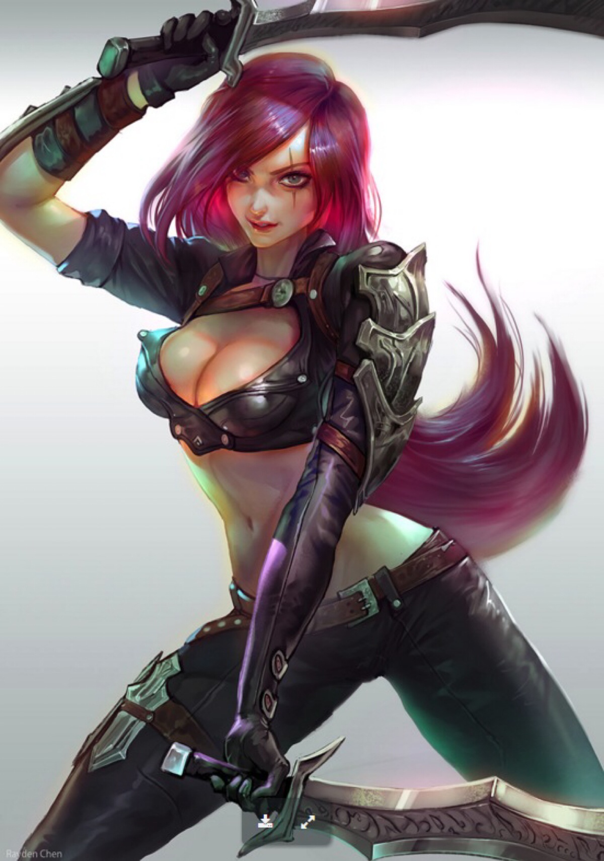 "我已经作出了我的选择" 英雄联盟 不详之刃/卡特琳娜 katarina