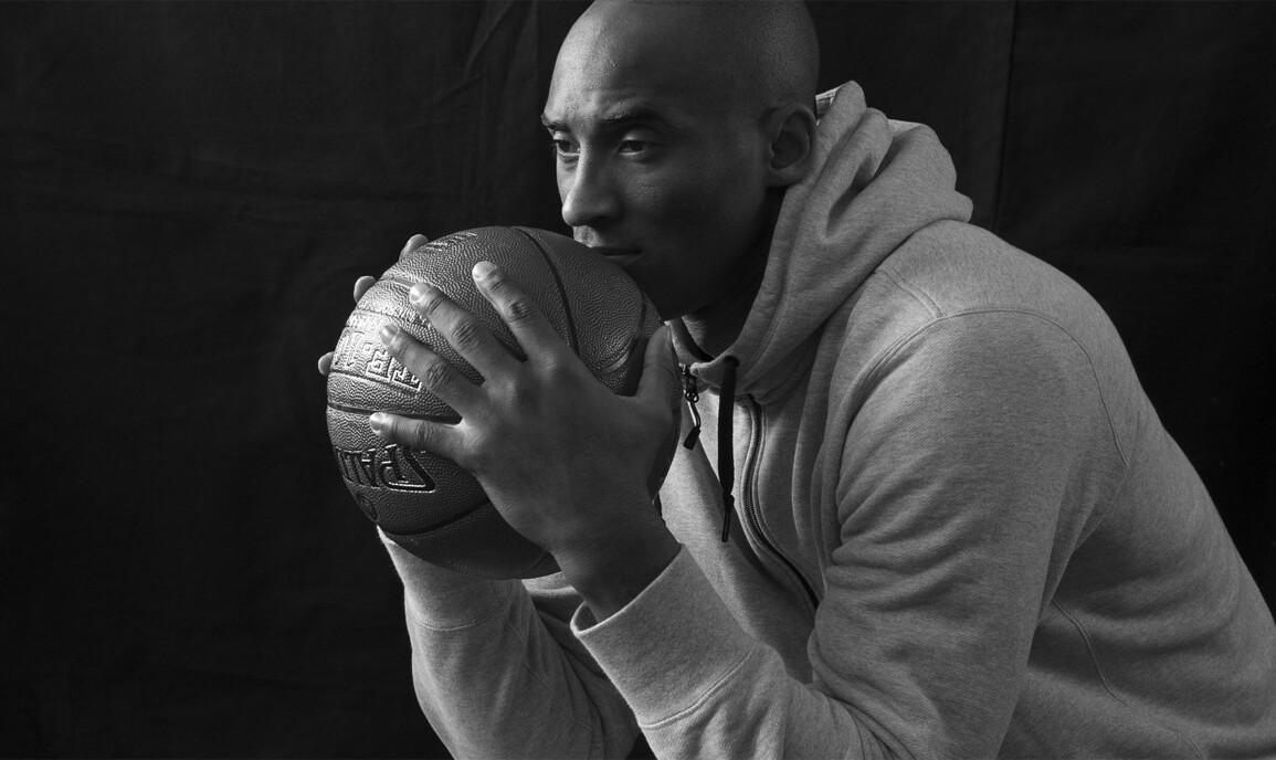 舍不得. 黑白影像.#科比·布莱恩特 kobe bryant#科比你是我的大太阳.