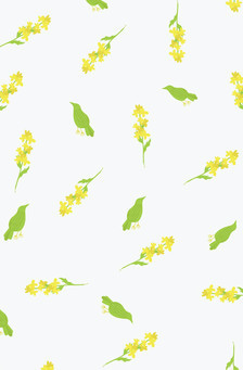 治愈系 碎花 森系 素材 壁纸 插画 禅绕画 涂鸦 文艺范 手绘 水彩