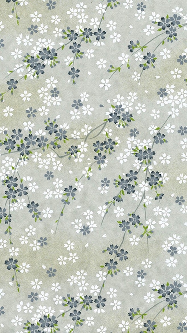 治愈系 碎花 森系 素材 壁纸 插画 禅绕画 涂鸦 文艺范 手绘 水彩