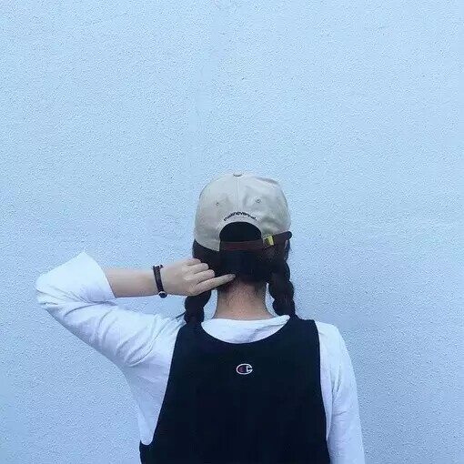 女生头像 背影 简约