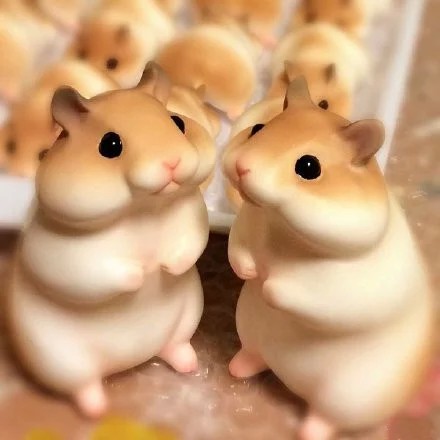 萌死人的仓鼠糕点!怎么舍得吃