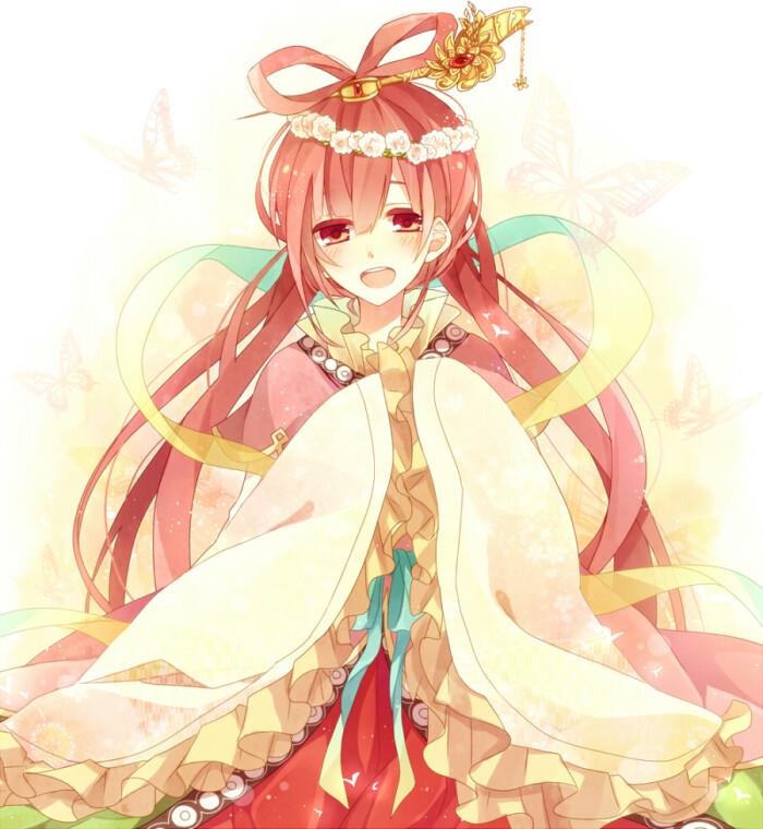 p站 插画 二次元 人物 女孩 魔笛magi 练红玉 萌 可爱 画师:mia@ミア