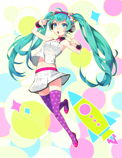 初音未来高清图#萌萌哒 公主殿下 樱初音 雪初音 圣诞初音 枫初音 冰