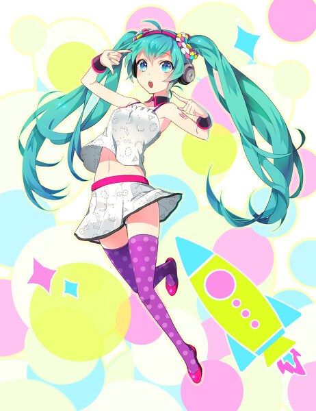 初音未来高清图#萌萌哒 公主殿下 樱初音…-堆糖