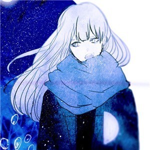 【疏璃】二次元 意境 头像 小清新 高清 插画 简洁 女生 呆萌 唯美