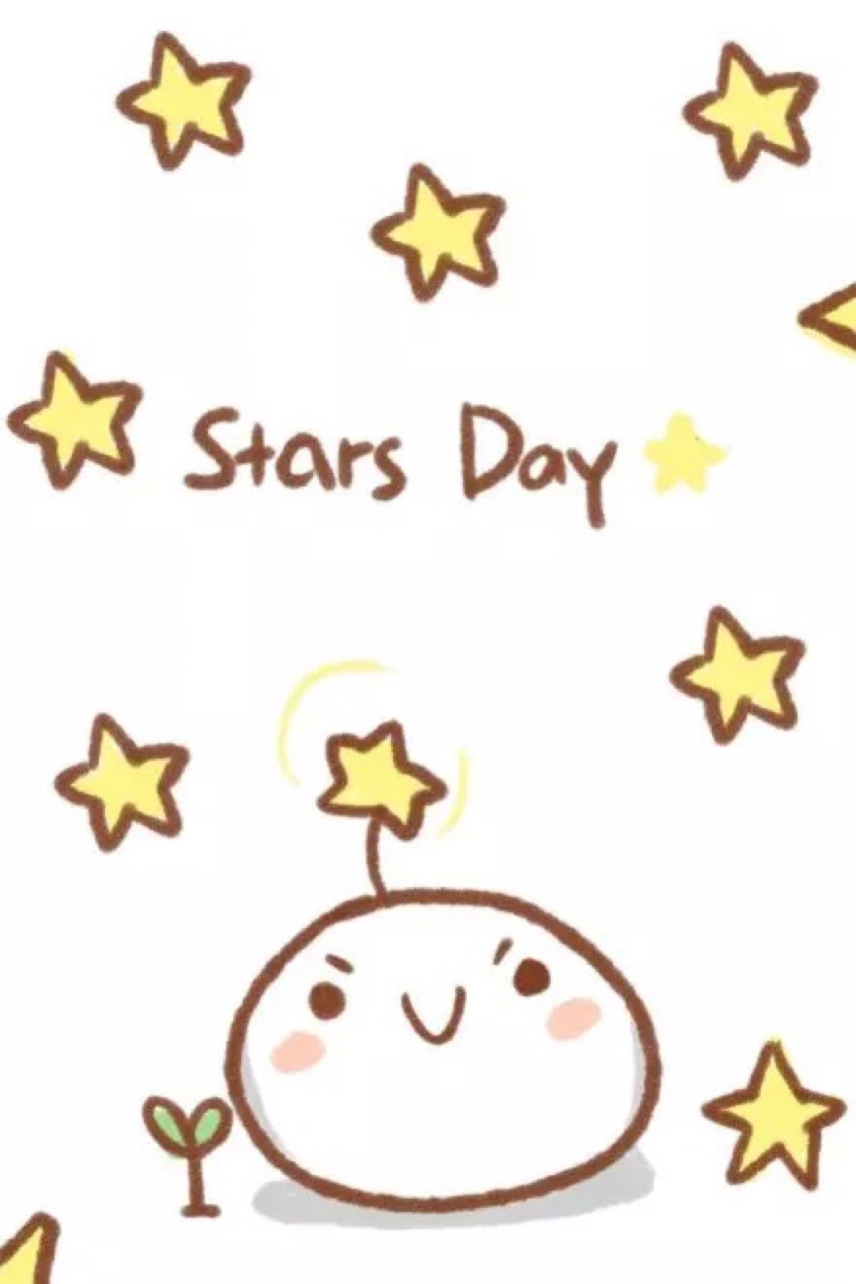 长草颜文字 萌萌哒背景 day系列 stars day