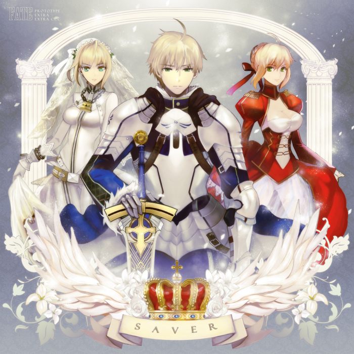 saber 吴王 阿尔托莉雅 潘德拉贡 呆毛王 fate 旧剑